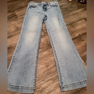 Sneak Peek Light Blue Flare Jeans